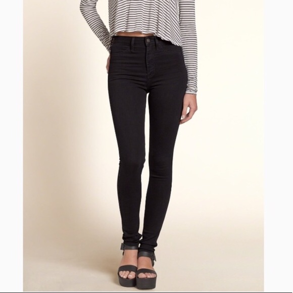 Hollister • Black High Rose Super Skinny Jeans - Picture 1 of 2